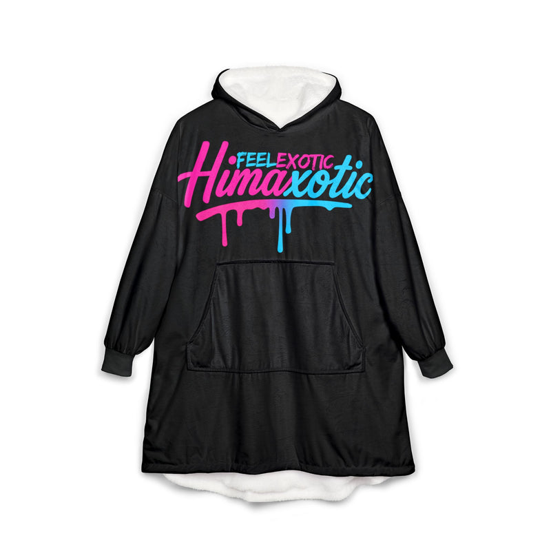 Himaxotic Feel Exotic Hooded Blanket - Black