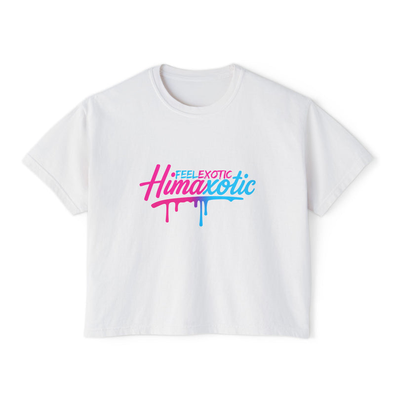 Himaxotic Women's Boxy Tee - White