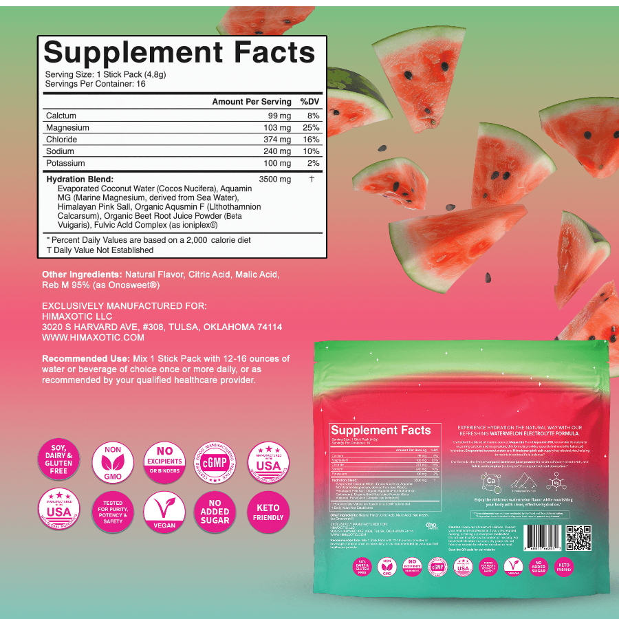Himaxotic NUTRITIONAL_SUPPLEMENT HIMAXOTIC Hydrate 16 count