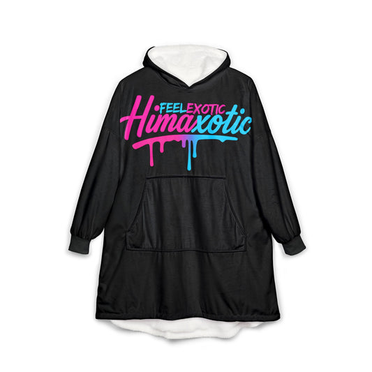Himaxotic Feel Exotic Hooded Blanket - Black