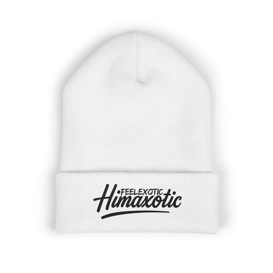 Himaxotic Embroidered Beanie - White