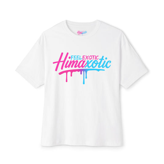 Himaxotic Unisex Oversized Boxy Tee - White