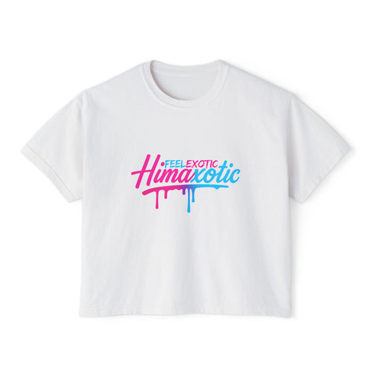 Himaxotic Women's Boxy Tee - White