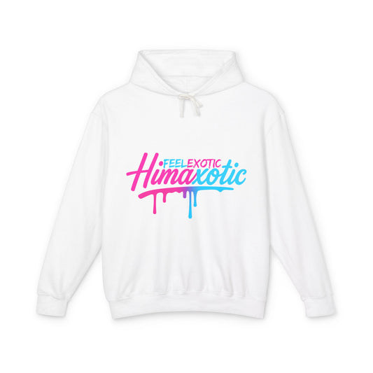 Himaxotic Unisex Lightweight Hooded Sweatshirt - White