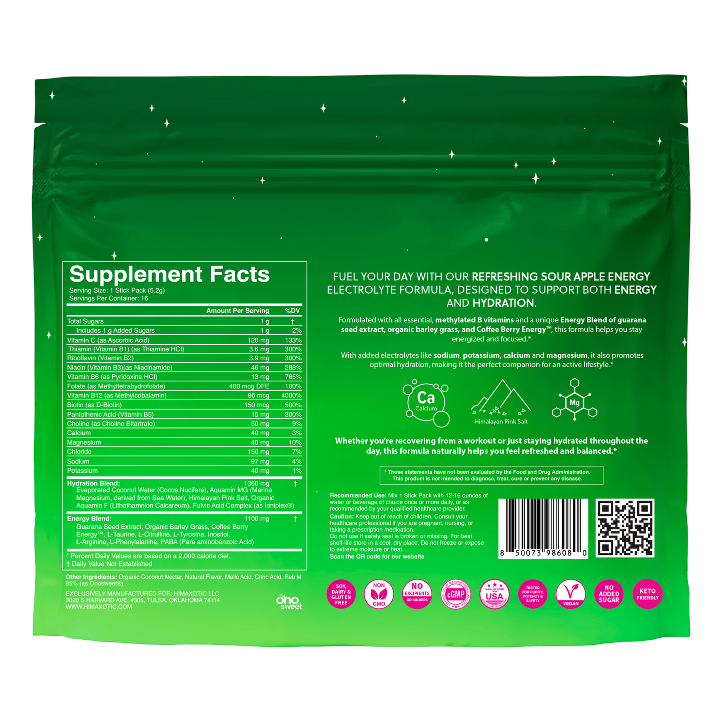 Himaxotic Energy - Powerful formula acquired taste