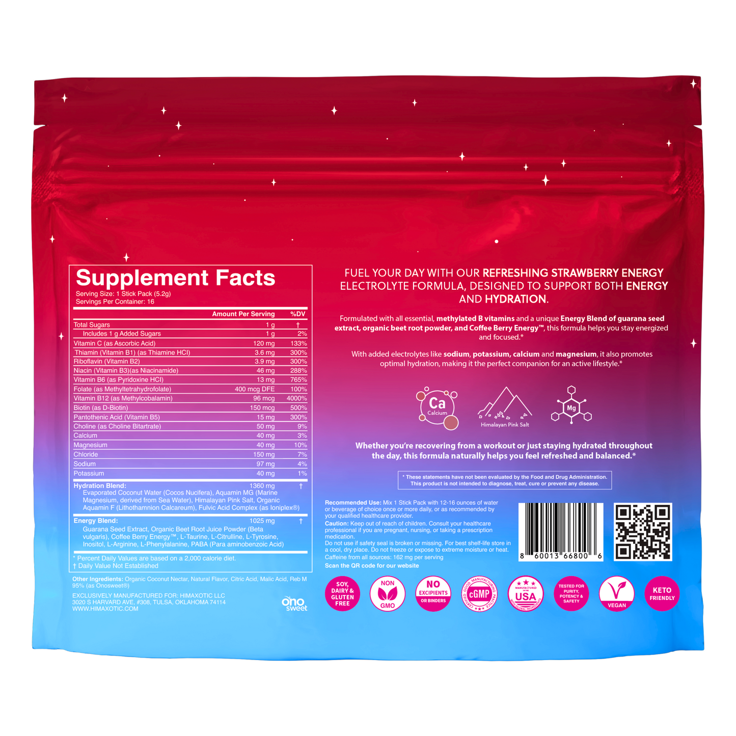 Himaxotic Energy - Powerful formula acquired taste